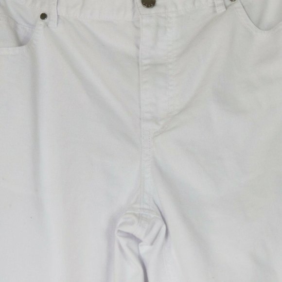 Michael Kors White Jean 36x32 Classic Straight Leg - Picture 8 of 10